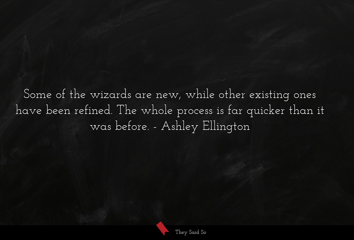 Some of the wizards are new, while other existing ones have been refined. The whole process is far quicker than it was before.